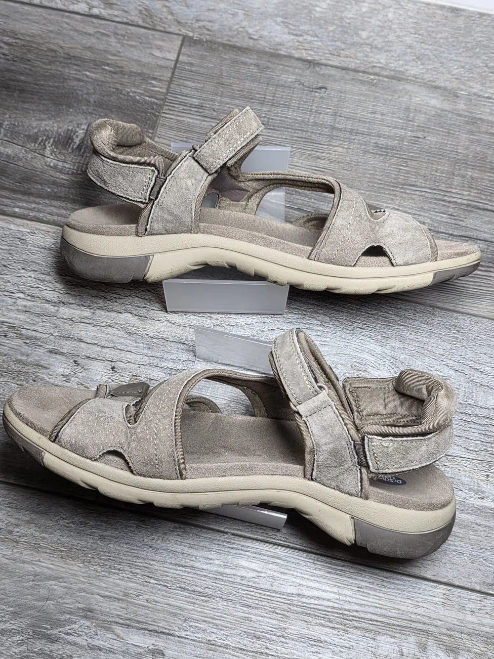 Dr. Scholl's Women's Adelle Ankle Strap Leather Upper Sandals Sz 8.5